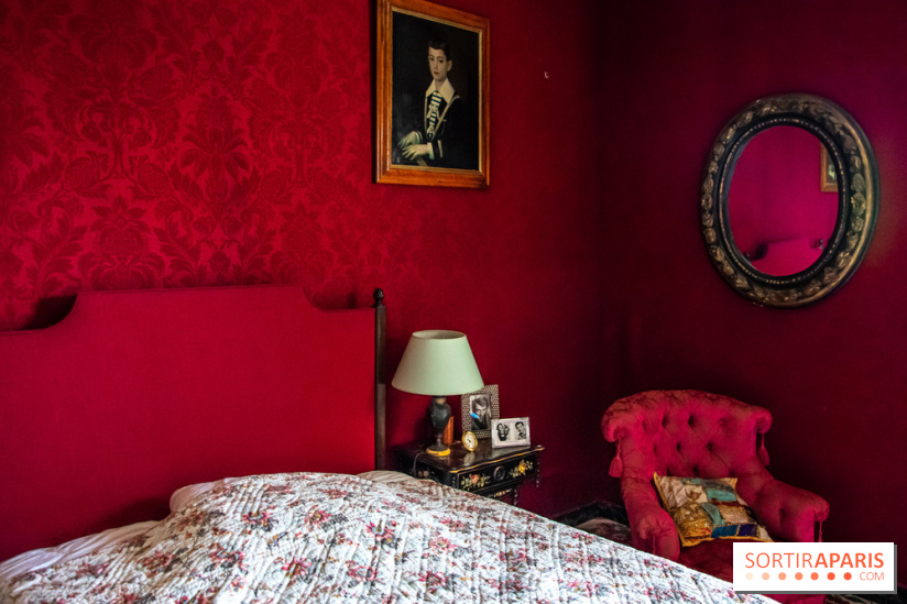 Domaine de Jean-Claude Brialy à Monthyon chambre Romy Schneider