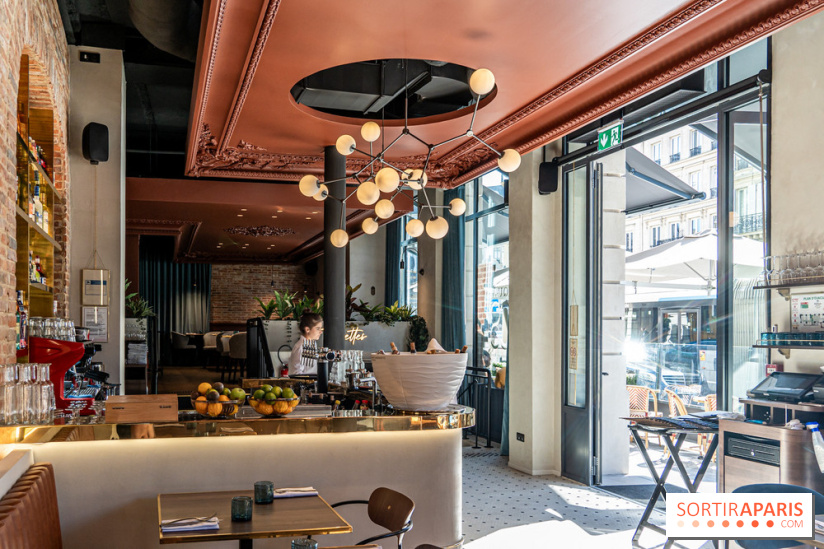 Quai 108, restaurent - bar - terrasse - Hilton Opéra - Saint-Lazare -  A7C0444