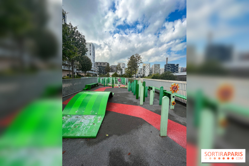 Le Grand parc des Docks de SaintOuen, oasis de verdure au coeur du nouveau quartier des Docks