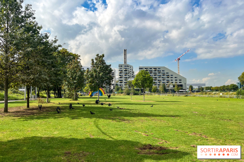 Le Grand parc des Docks de SaintOuen, oasis de verdure au coeur du nouveau quartier des Docks