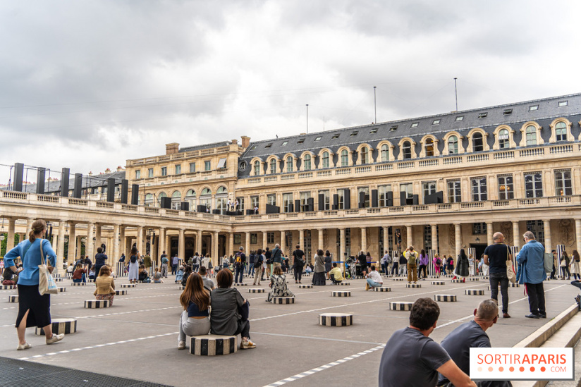 Horizon, le spectacle dans la cours du Palais Royal