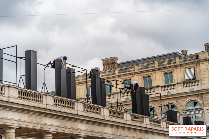 Horizon, le spectacle dans la cours du Palais Royal