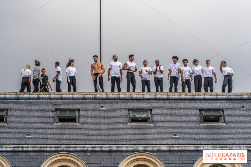 Horizon, le spectacle dans la cours du Palais Royal