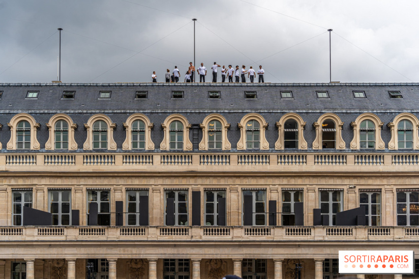 Horizon, le spectacle dans la cours du Palais Royal