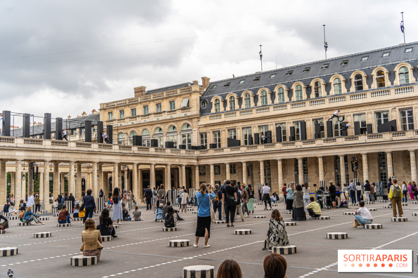 Horizon, le spectacle dans la cours du Palais Royal