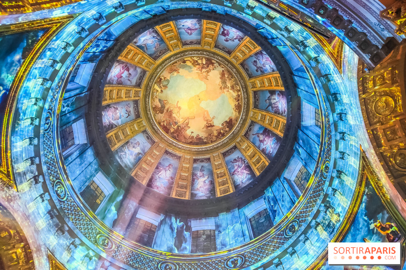 Aura, un spectacle son et lumières qui illumine le Dôme des Invalides - photos et vidéo