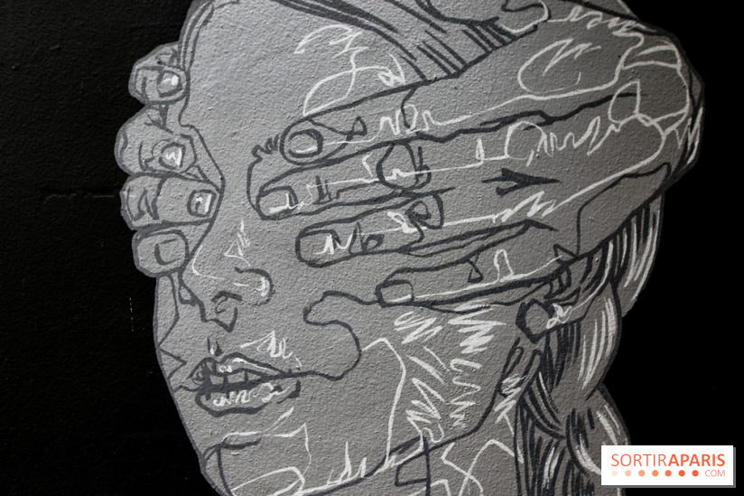 Mur des droits humains à Paris, nos photos
