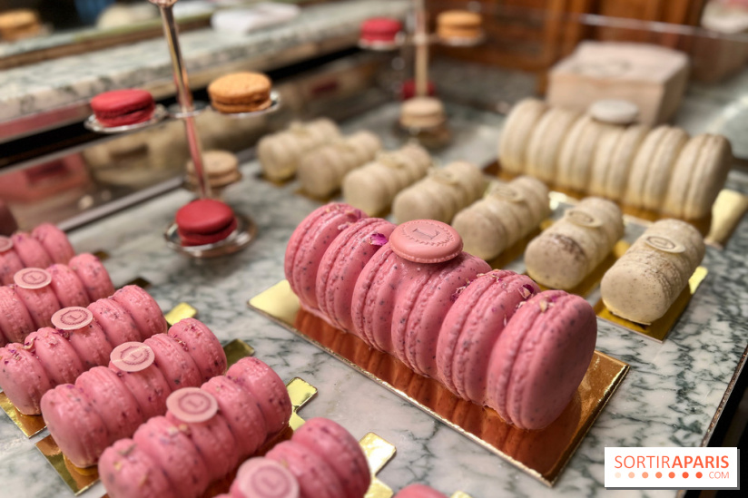 Ladurée - Bûches de Noël 2023 macarons