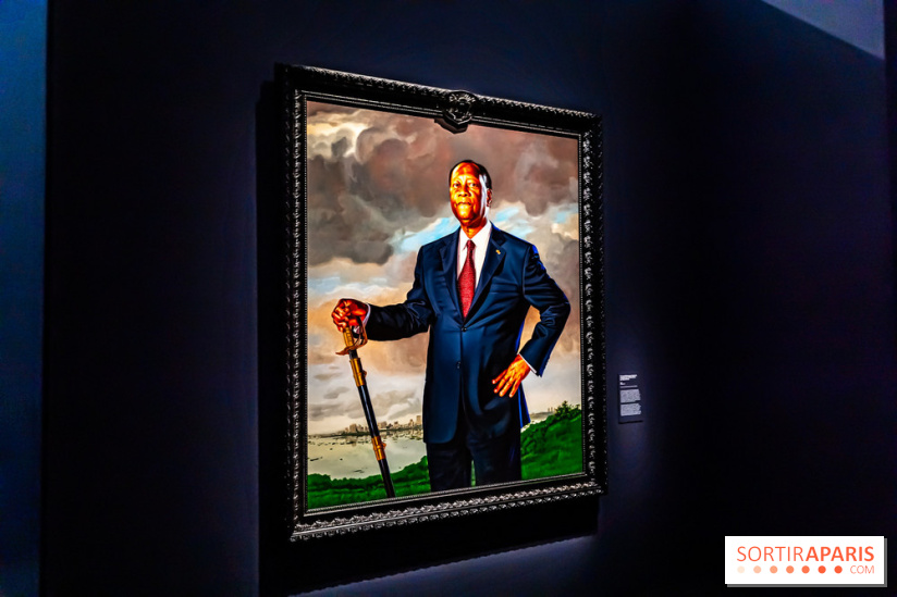 Exposition Kehinde Wiley - Dédale du Pouvoir - Musée du Quai Branly Jacques Chirac - photos  -  A7C2042