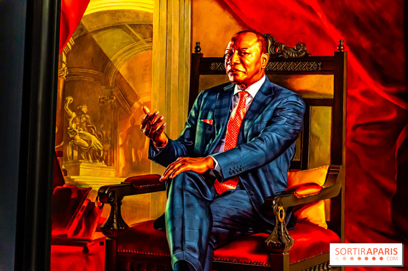 Exposition Kehinde Wiley - Dédale du Pouvoir - Musée du Quai Branly Jacques Chirac - photos  -  A7C2055