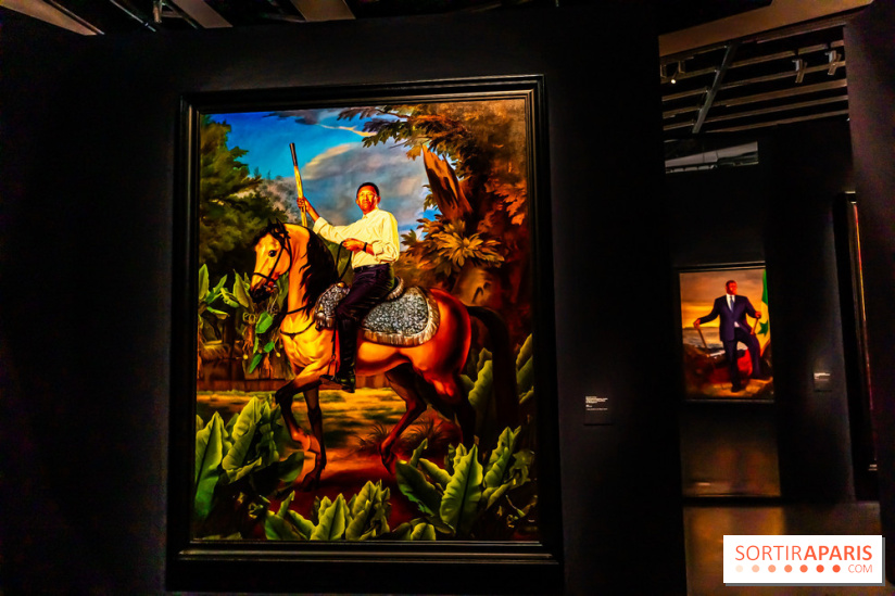 Exposition Kehinde Wiley - Dédale du Pouvoir - Musée du Quai Branly Jacques Chirac - photos  -  A7C2033