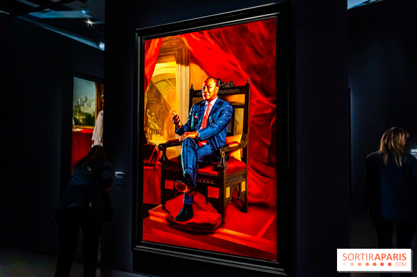 Exposition Kehinde Wiley - Dédale du Pouvoir - Musée du Quai Branly Jacques Chirac - photos  -  A7C2027