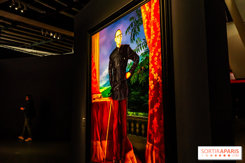 Exposition Kehinde Wiley - Dédale du Pouvoir - Musée du Quai Branly Jacques Chirac - photos  -  A7C2040