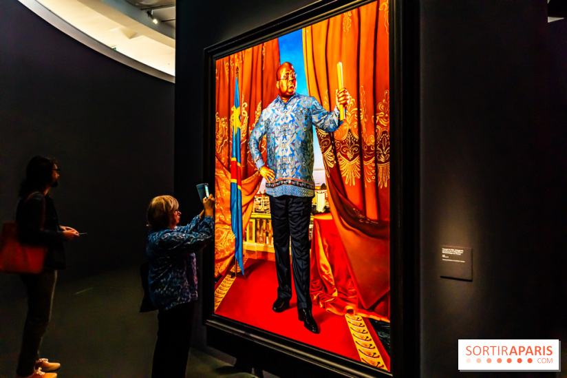 Exposition Kehinde Wiley - Dédale du Pouvoir - Musée du Quai Branly Jacques Chirac - photos  -  A7C2037
