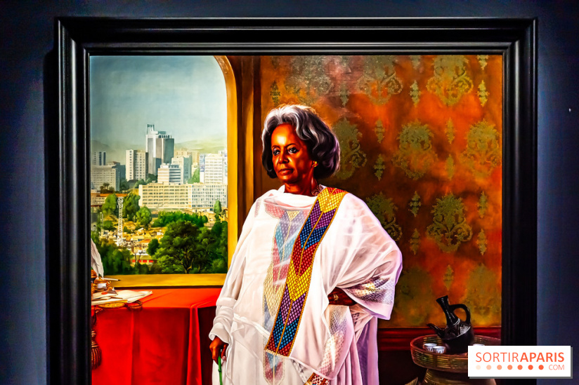 Exposition Kehinde Wiley - Dédale du Pouvoir - Musée du Quai Branly Jacques Chirac - photos  -  A7C2023