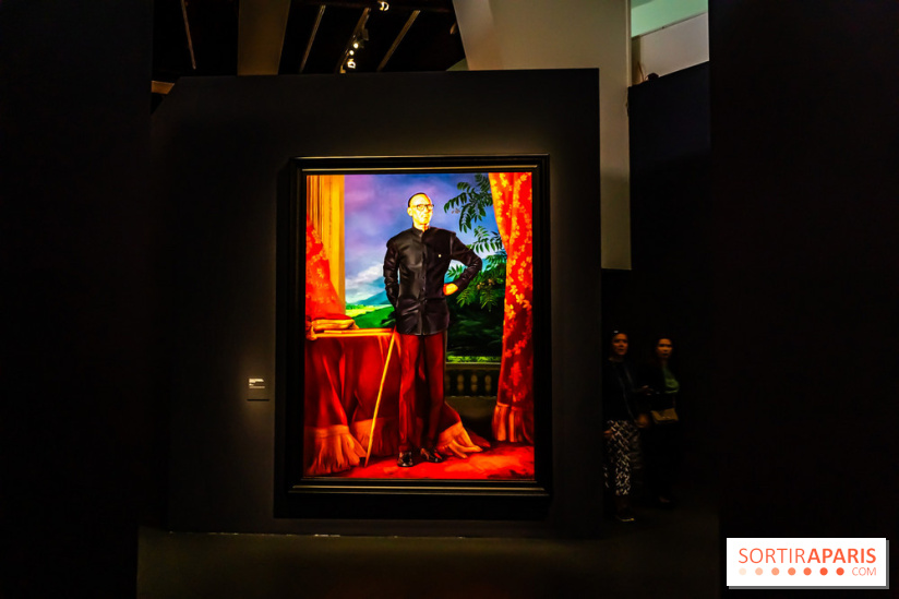 Exposition Kehinde Wiley - Dédale du Pouvoir - Musée du Quai Branly Jacques Chirac - photos  -  A7C2043