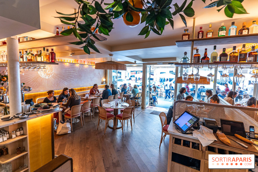 Pomelo bistrot méditerranéen Paris 2 -  salle du bas