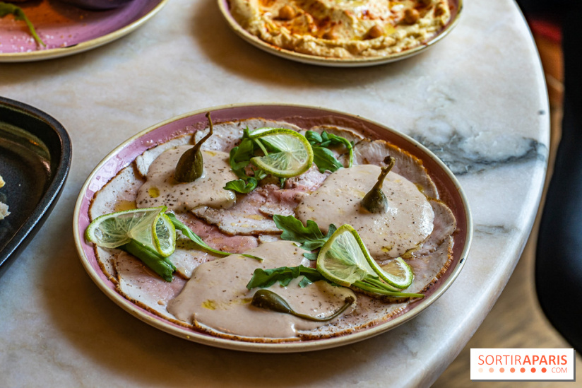 Pomelo bistrot méditerranéen Paris 2 -  vitello tonnato