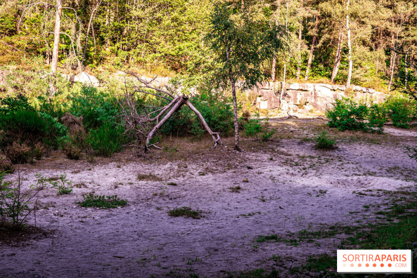 Le sentier des Maréchaux à Senlisse - Vallée de Chevreuse -  carrière de sable