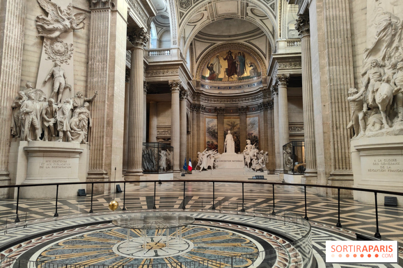 Le Panthéon à Paris - les photos intérieur - pendule Foucault