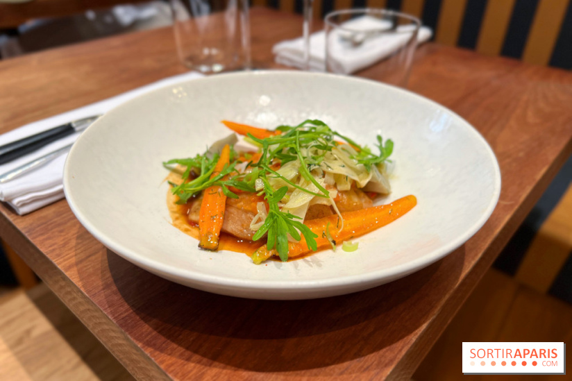 Oktobre - Poisson, carotte, artichaut, harissa