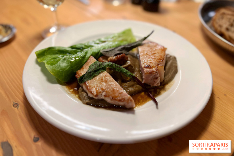 Facette - Carré de cochon, aubergines