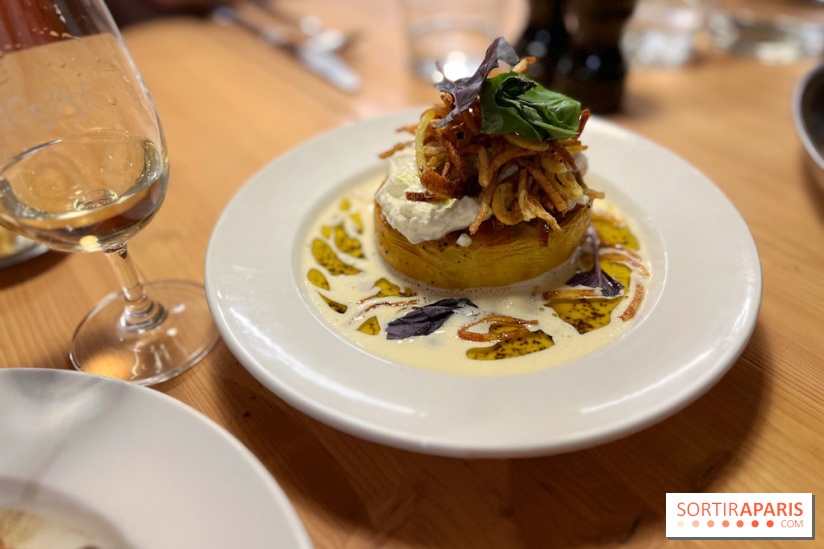 Facette - Tomate, burrata, ail noir