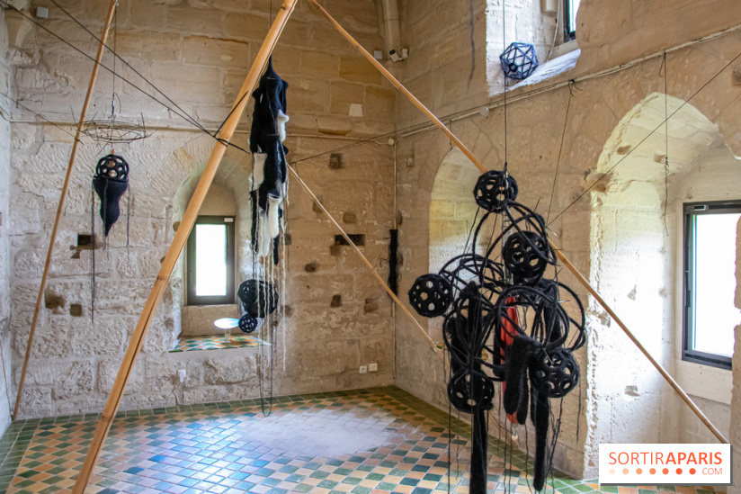 Exposition Entre Les Murs de Tanja Smeets et Karin van Dam Abbaye de Maubuisson