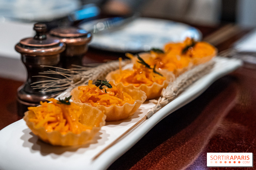 Le 19.20 by Norbert Tarare, le nouveau restaurant du Prince de Galles - photos -  carottes râpées