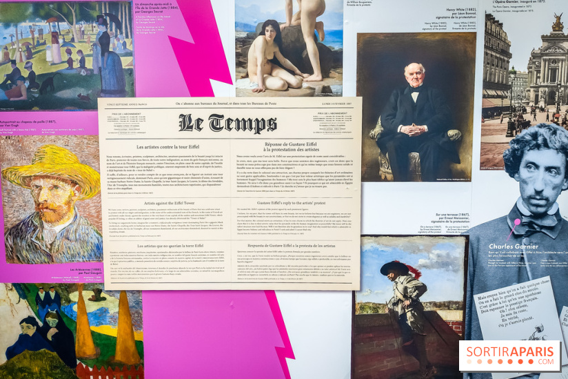 Tour Eiffel : une exposition inédite gratuite en hommage à Gustave Eiffel sur le parvis - nos photos