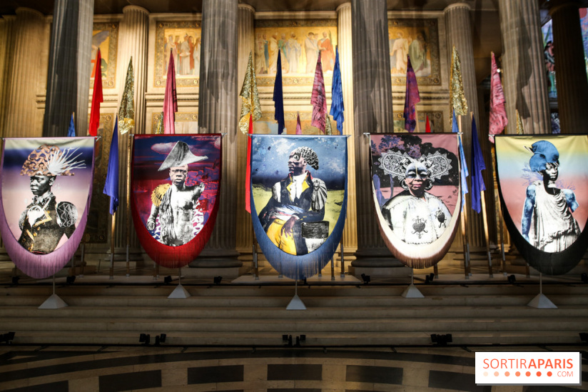 Raphaël Barontini, les photos de son installation monumentale au Panthéon - IMG 1408