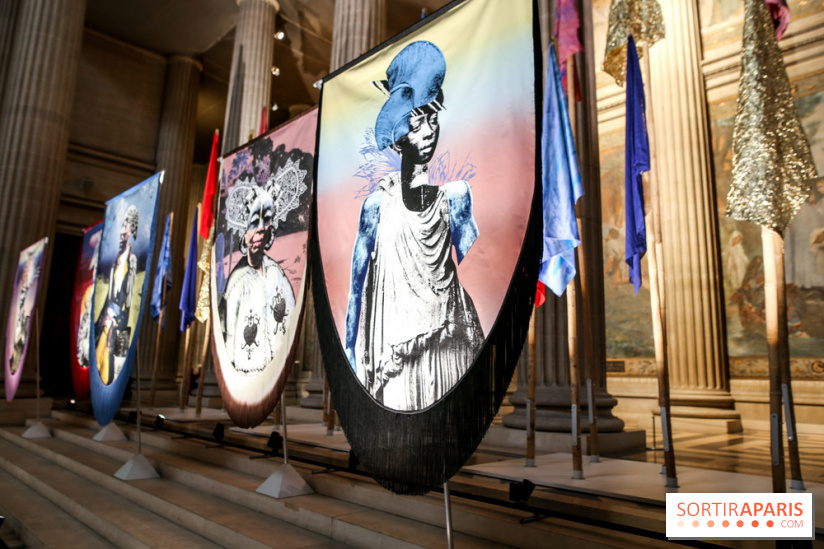 Raphaël Barontini, les photos de son installation monumentale au Panthéon - IMG 1452