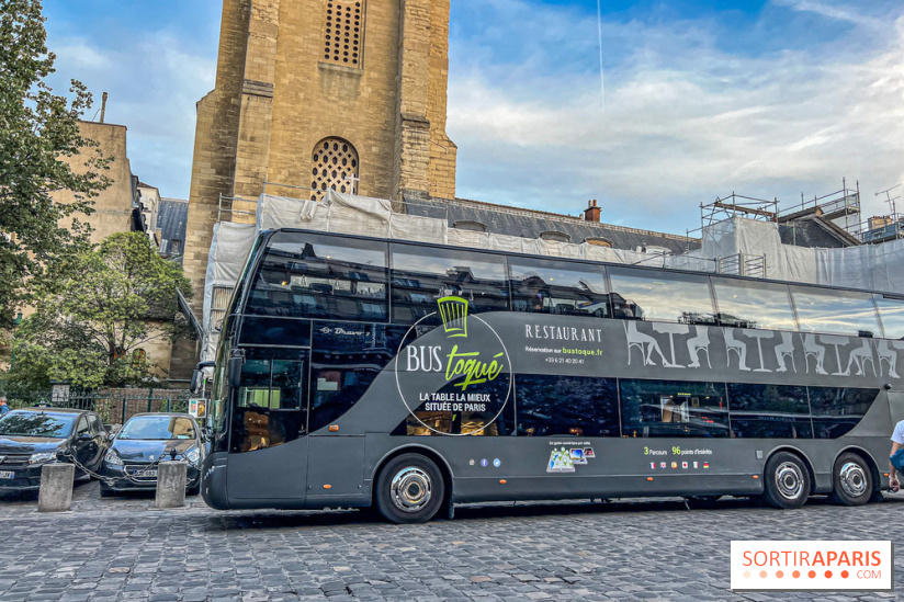 Bus Saint Germain 1920 - dîner dans un bus en traversant Paris  - IMG 2281