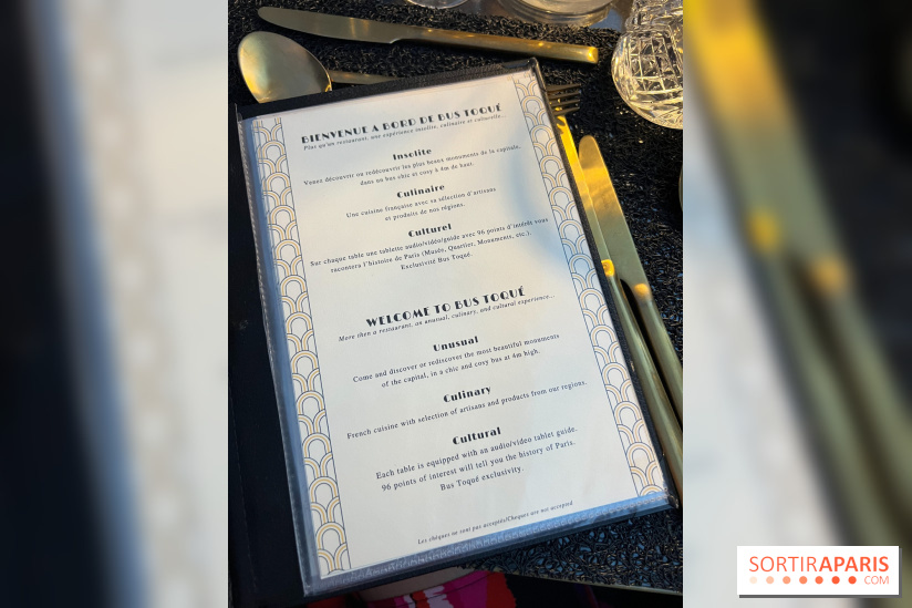 Bus Saint Germain 1920 - dîner dans un bus en traversant Paris  - IMG 2292