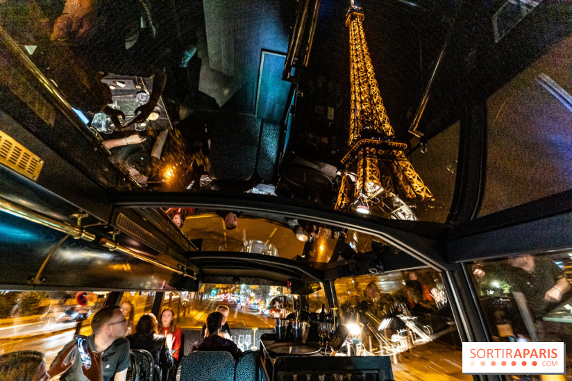 Bus Saint Germain 1920 - dîner dans un bus en traversant Paris  -  A7C3670