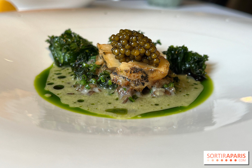 Menu chasse Le Gabriel, La Réserve - Ormeaux, lentilles, caviar