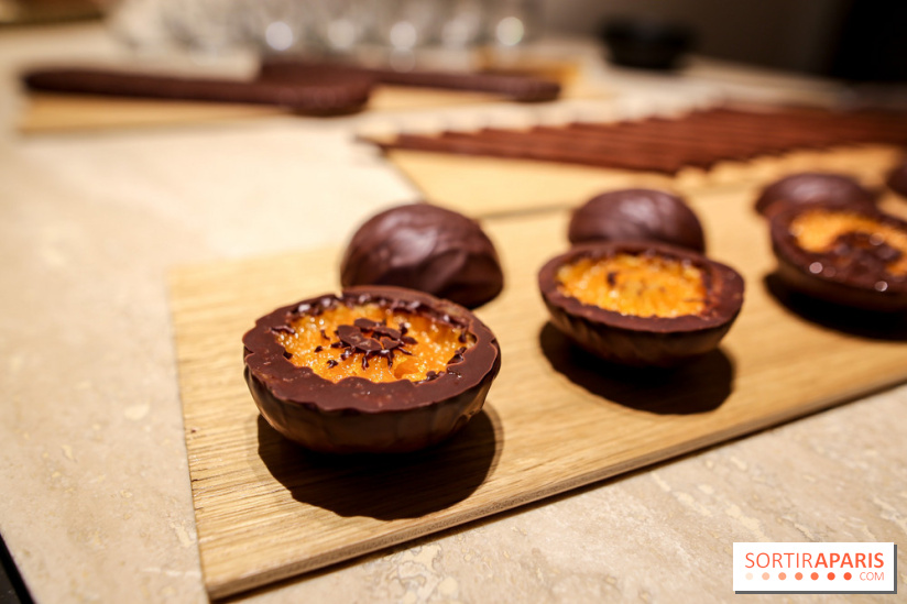 Bûche et chocolats de Noël 2023 signés Alléno & Rivoire