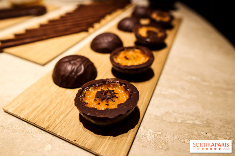 Bûche et chocolats de Noël 2023 signés Alléno & Rivoire