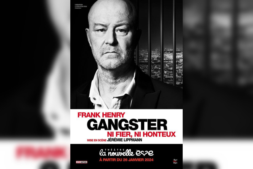 Frank Henry révèle son histoire de gangster sur scène à La Nouvelle Eve à Paris, 2024