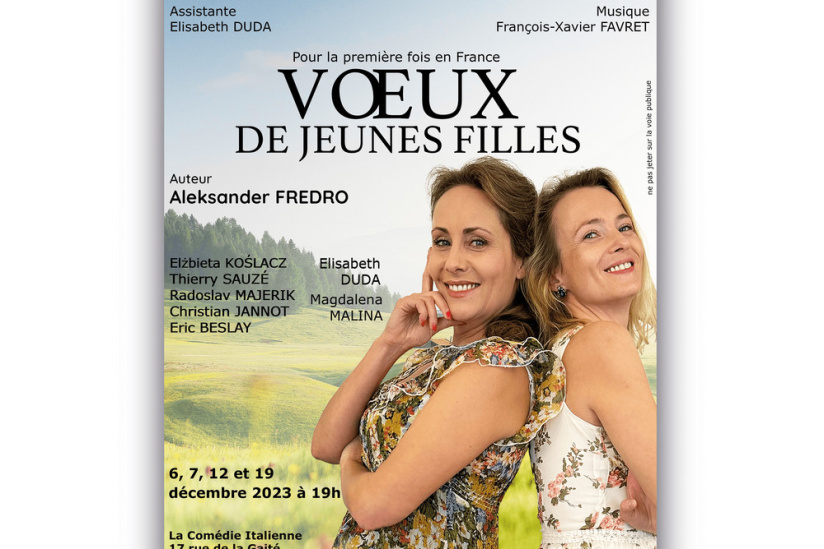 Décembre 2023 : La pièce "Vœux de Jeunes Filles" d'A. Fredro s'invite à la Comédie Italienne - À voir à Paris