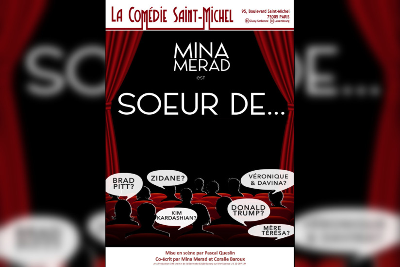Mina Merad dévoile son mystère familial à la Comédie Saint-Michel - Événement à Paris, Décembre 2023