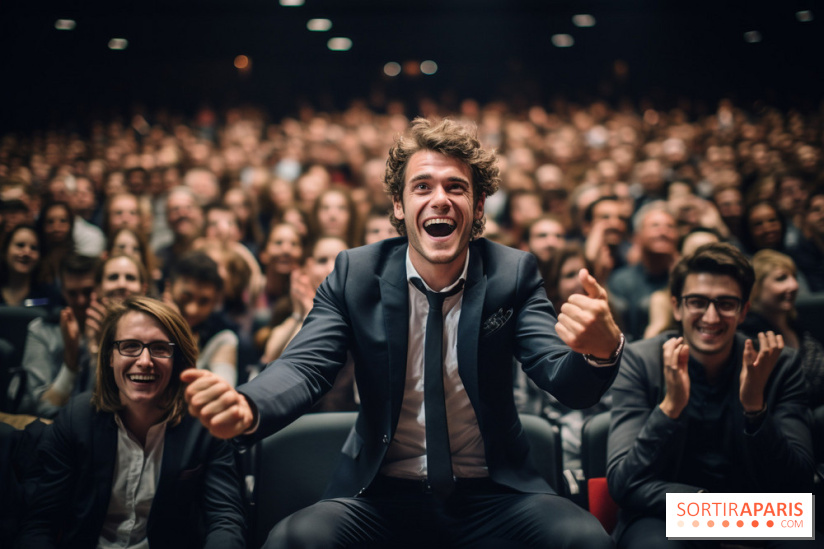 Photos d'Illustrations MidJourney : spectacles d'humour - 6