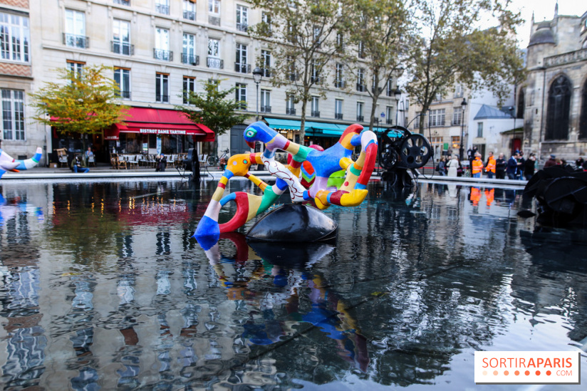 La Fontaine Stravinsky rénovée à Paris, nos photos