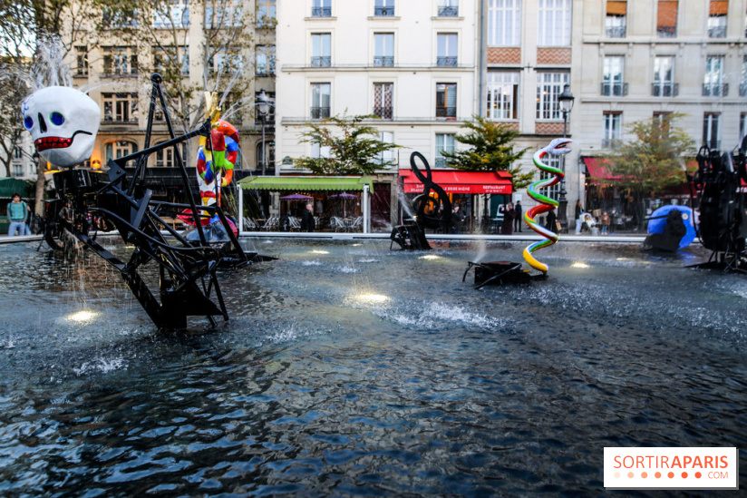 La Fontaine Stravinsky rénovée à Paris, nos photos