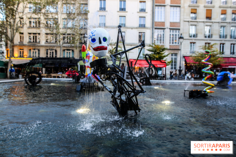 La Fontaine Stravinsky rénovée à Paris, nos photos