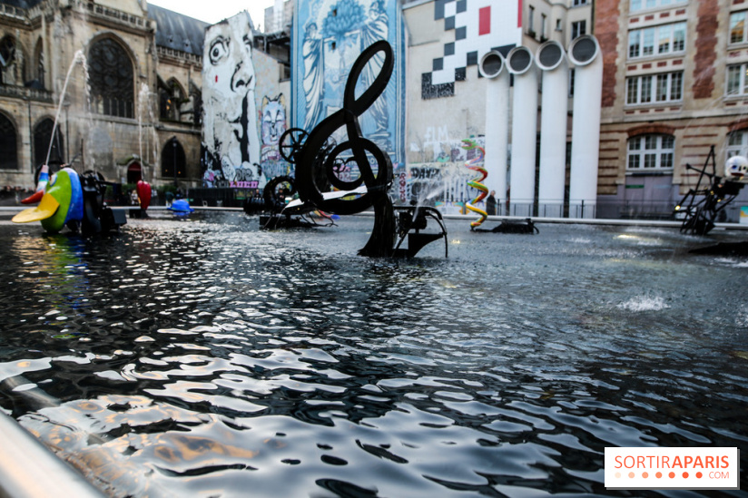 La Fontaine Stravinsky restaurée à Paris, nos photos