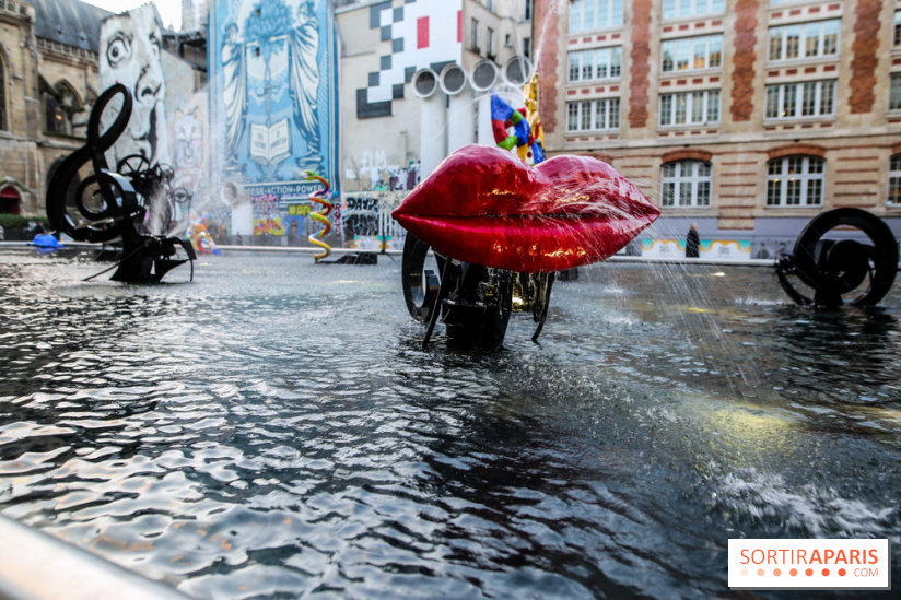 La Fontaine Stravinsky restaurée à Paris, nos photos