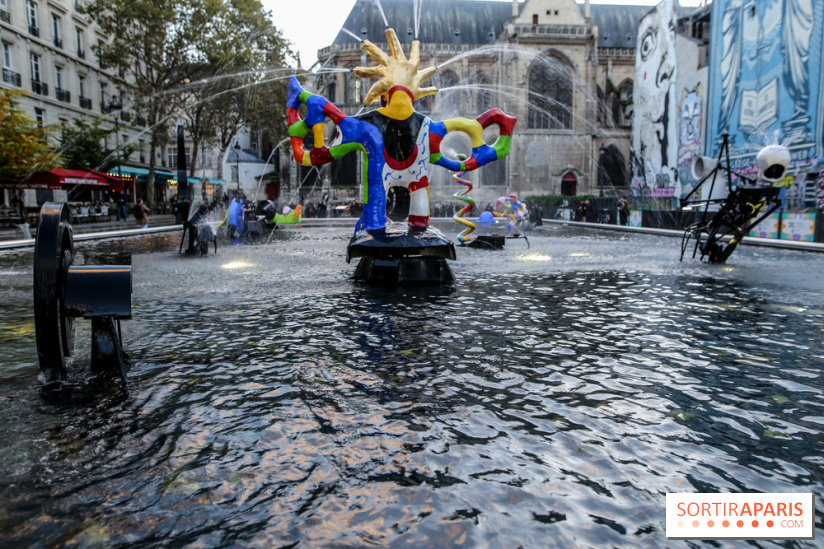 La Fontaine Stravinsky restaurée à Paris, nos photos