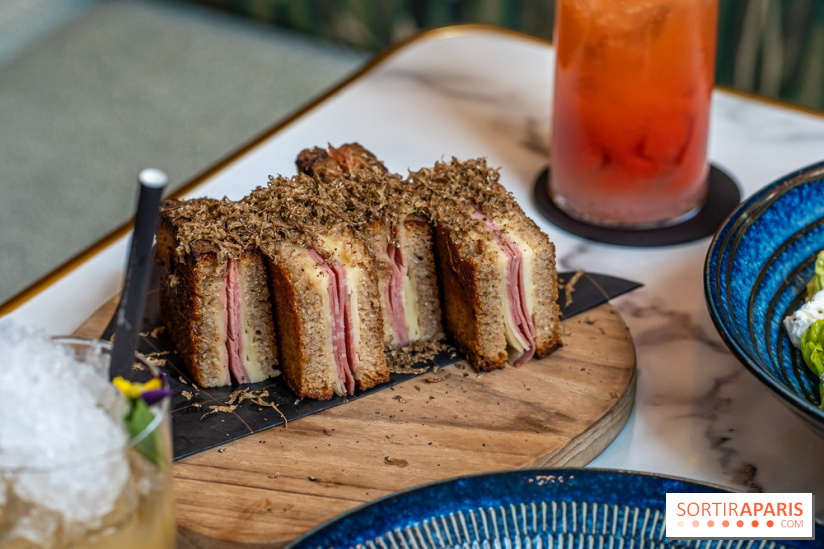 Le Petit Beefbar Paris, le bistrot élégant de Franklin Roosevelt -  croque monsieur truffe