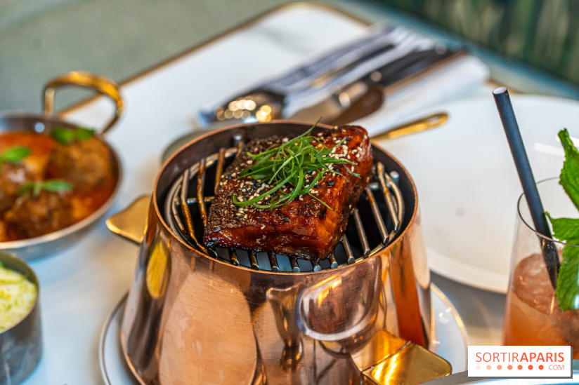 Le Petit Beefbar Paris, le bistrot élégant de Franklin Roosevelt -  saumon grillé